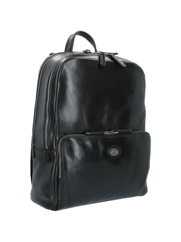 The Bridge Story Uomo Rucksack Leder 42 cm Laptopfach in nero