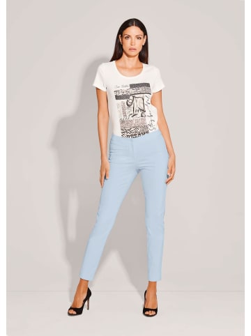 MADELEINE Komforthose mit Ziernähten in bleu