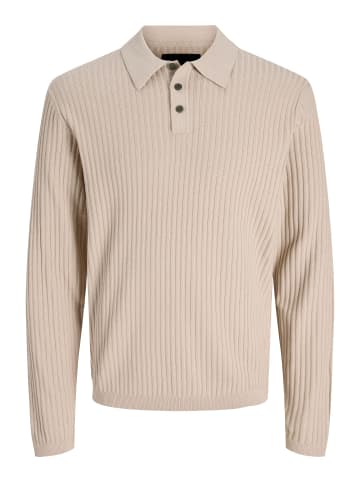 Jack & Jones Gestricktes Polo in Ancient Scroll