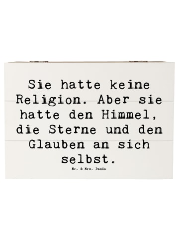 Mr. & Mrs. Panda Geschenkbox Spruch Himmel und Freude mit Spruch in Weiß