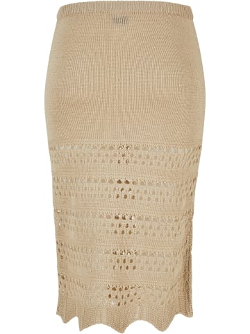 Urban Classics Urban Classics Damen Ladies 3/4 Crochet Knit Skirt in softseagrass