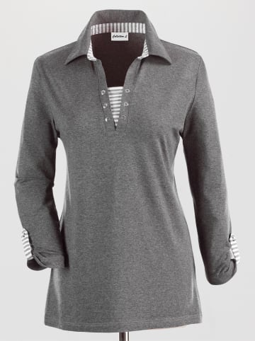 WITT WEIDEN Shirt in grau-meliert