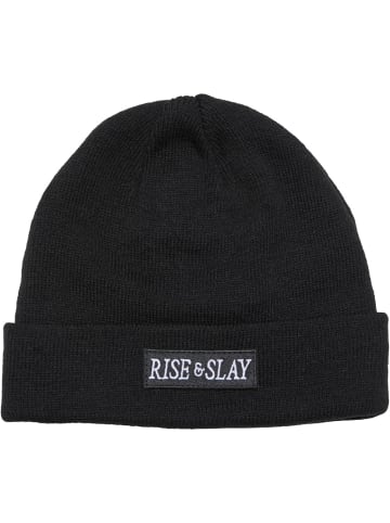 Mister Tee Mütze "Rise Slay Beanie" in Schwarz