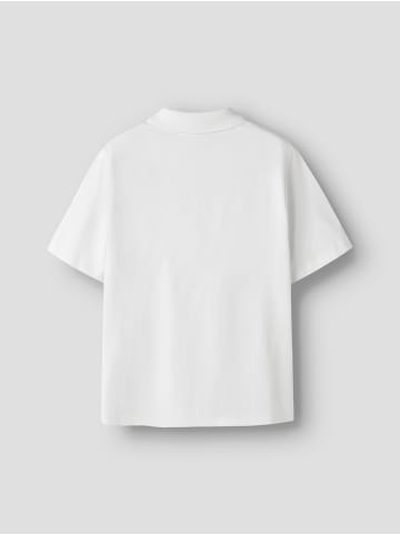 name it Nkmkally Poloshirt kurzarm Bio-Baumwolle in bright white