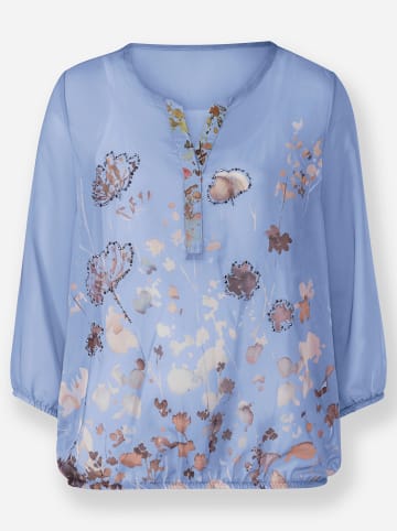 WITT WEIDEN Bluse in bleu-bedruckt
