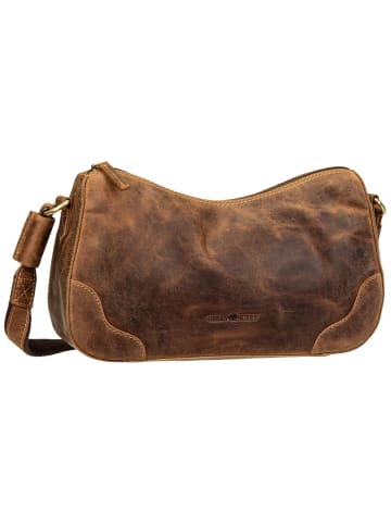 Greenburry Handtasche Vintage Umhängetasche in Sattelbraun