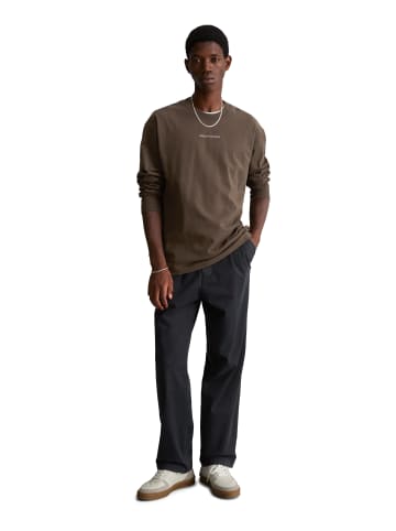 Marc O'Polo DENIM Heavy Weight Longsleeve relaxed in Chocolate Fudge