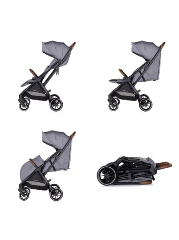 Chipolino Zwillingskinderwagen Twinity in grau