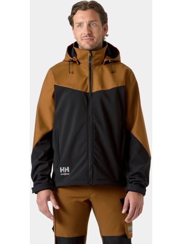 Helly Hansen Softshelljacke "Oxford H. Softs Jacket" in Braun
