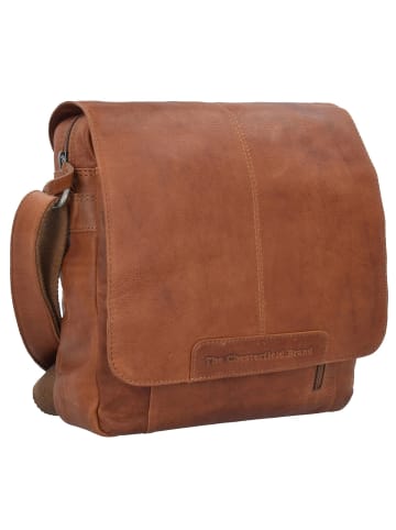 The Chesterfield Brand Wax Pull Up Umhängetasche Leder 29 cm cognac