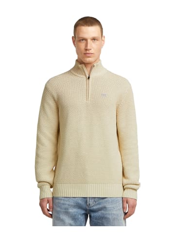 G-Star Raw Honey Comb Structure Skipper Knit dk talc