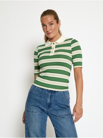 minus T-Shirt in Rifle Green Striped