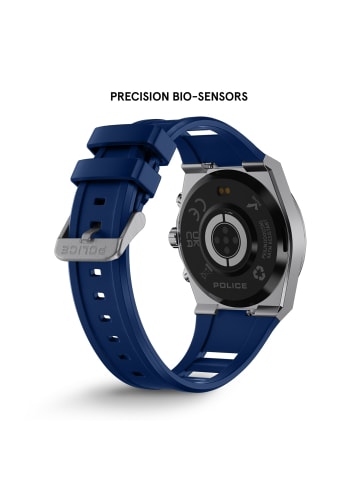 Police Herren-Smartwatch My.Avatar 2.0 Blau/Orange