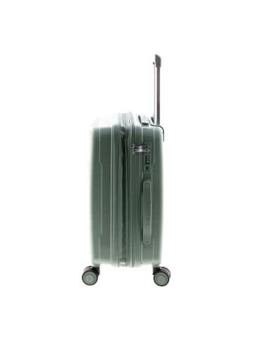Gladiator 3500 4 Rollen Kabinentrolley 55 cm mit Dehnfalte jade green