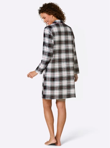 WITT WEIDEN Nachthemd in rot-schwarz-kariert