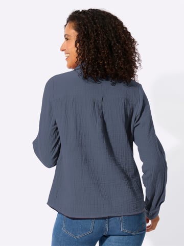 WITT WEIDEN Baumwollbluse in rauchblau