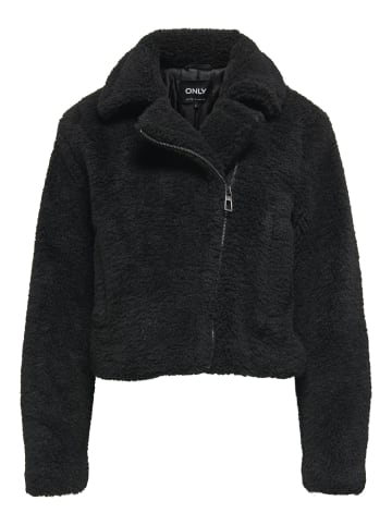 ONLY Teddyfell Jacke in Black