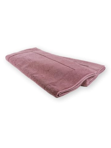 Framsohn 2er Set: Zwirnfrottier Badematte "Easy" in Altrosa (L) 70 x (B) 50 cm