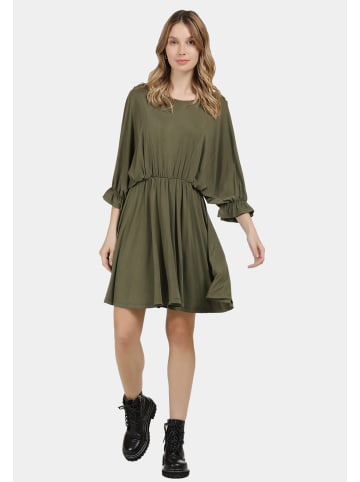 DreiMaster Vintage Kleid in Militär Oliv