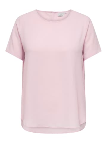 ONLY Carmakoma Bluse in Pale Lilac