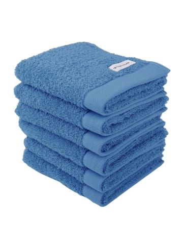Tom Tailor Gästetuch 6er Pack in Blau