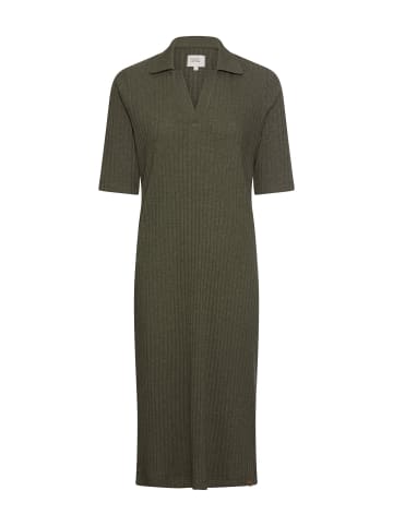 Camel Active Kleid aus Baumwollgemisch in Dunkelgrün