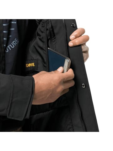 Jack Wolfskin Parka für Herren in schwarz