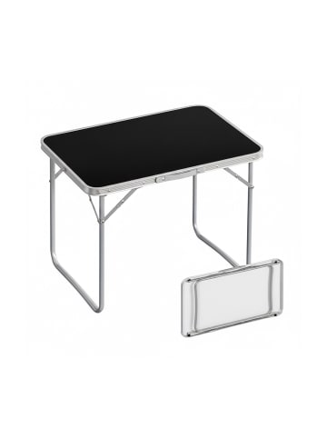 relaxdays Campingtisch in Schwarz - (B)70 x (H)68,5 x (T)50 cm