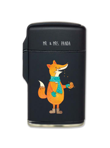 Mr. & Mrs. Panda Feuerzeug Fuchs Keks ohne Spruch in Schwarz