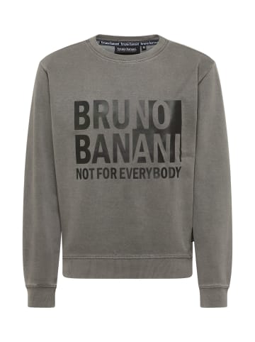 Bruno Banani Sweatshirt Birdwhistle in Grau / Melange