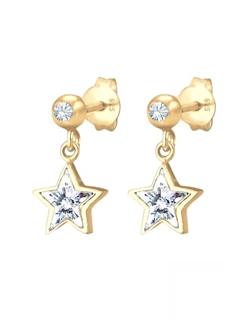 Elli Ohrringe 925 Sterling Silber Sterne, Astro, Stern in Gold