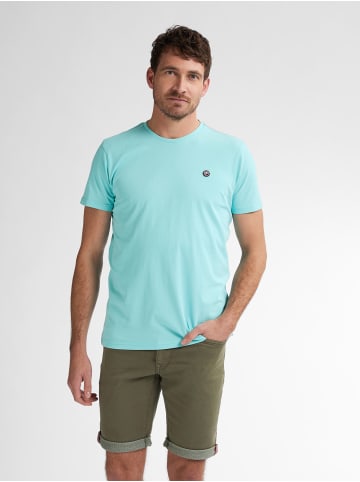 Petrol Industries T-Shirt mit Logo Windward in Blau
