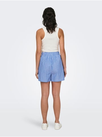 ONLY Legere Bermuda Shorts mit Nadelstreifen Design in Blau