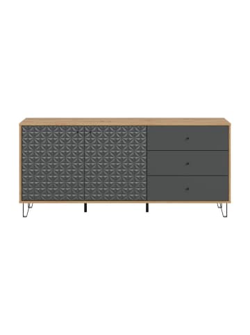 ebuy24 Sideboard Prisma Anthrazit 169 x 40 cm