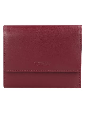 Esquire Viktoria Geldbörse RFID Leder 12 cm in rot