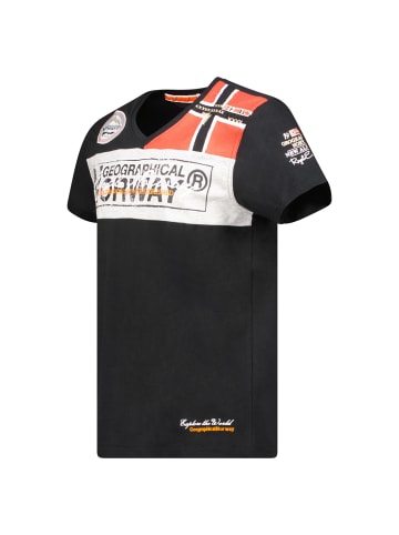 Geographical Norway Shirt in Black