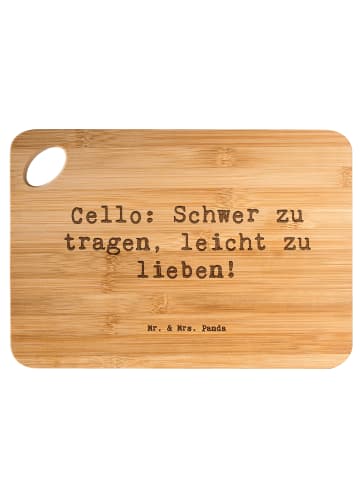 Mr. & Mrs. Panda vesperbrett Spruch Zeichenllo Liebe mit Spruch in Braun