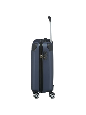 travelite City - 4-Rollen-Kabinentrolley S 55 cm (rot) in marine