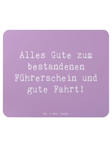 Mr. & Mrs. Panda Mousepad Spruch Erste Erfahrungen im Straßenver... in Lavendeltraum