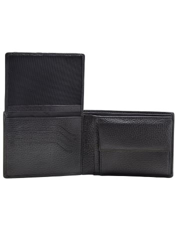 Esquire Deer Geldbörse Leder 12 cm schwarz