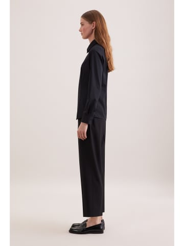 Seidensticker Klassische Bluse Regular in Schwarz