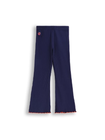 Coccodrillo Gerippte Leggings mit langem Bein in dunkelblau