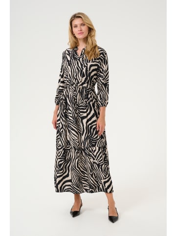 Cream Kleid CRAlora A-shape in Wild Animal Stripes