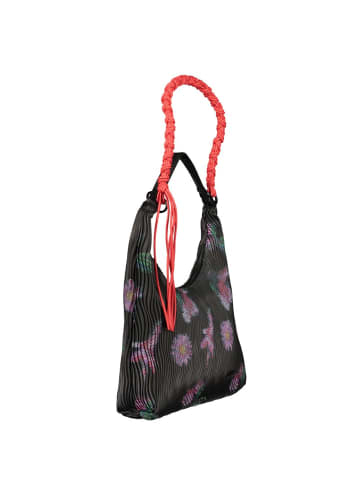Desigual Schwarze Polyurethan-Handtasche