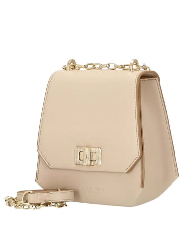 Seidenfelt Örsjö - Umhängetasche 16 cm (black) in beige