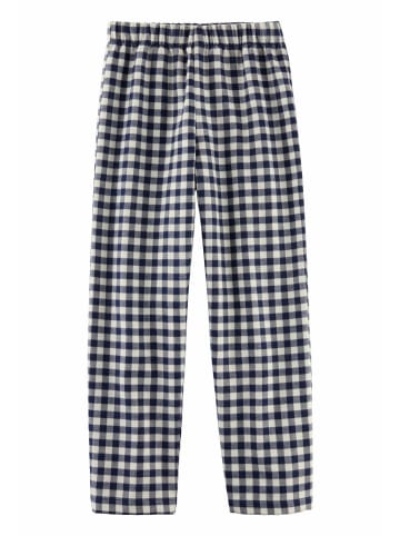 Hessnatur Hessnatur Flanell Hose aus Bio-Baumwolle mit TENCEL™ Lyocell in mitternachtsblau