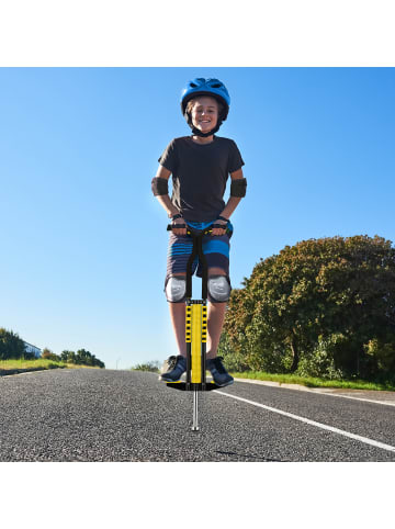 relaxdays Pogo Stick in Gelb - bis 60 kg