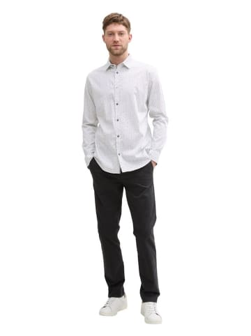 Tom Tailor Langarmhemd in white irregular design