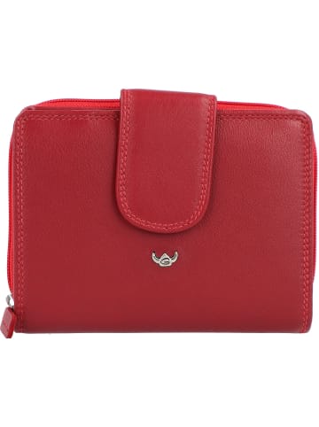 Golden Head Polo Geldbörse RFID Leder 12,5 cm in rot