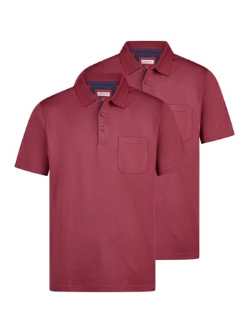 Redmond Poloshirt Basic in Dunkelrot